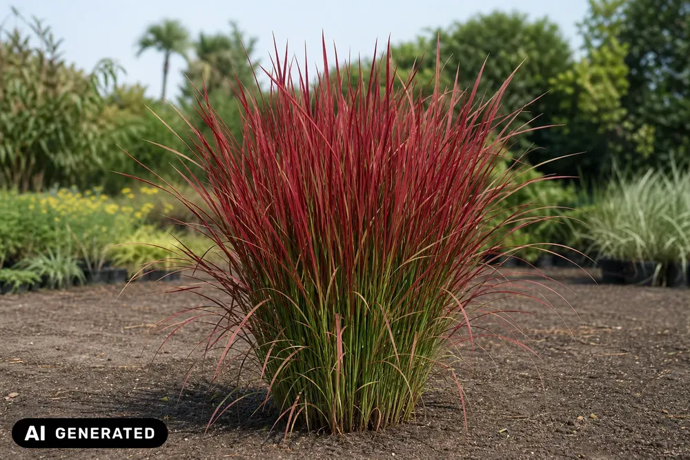 Japanisches Blutgras 'Red Baron' – Imperata cylindrica var. koenigii 'Red Baron', Bild 2