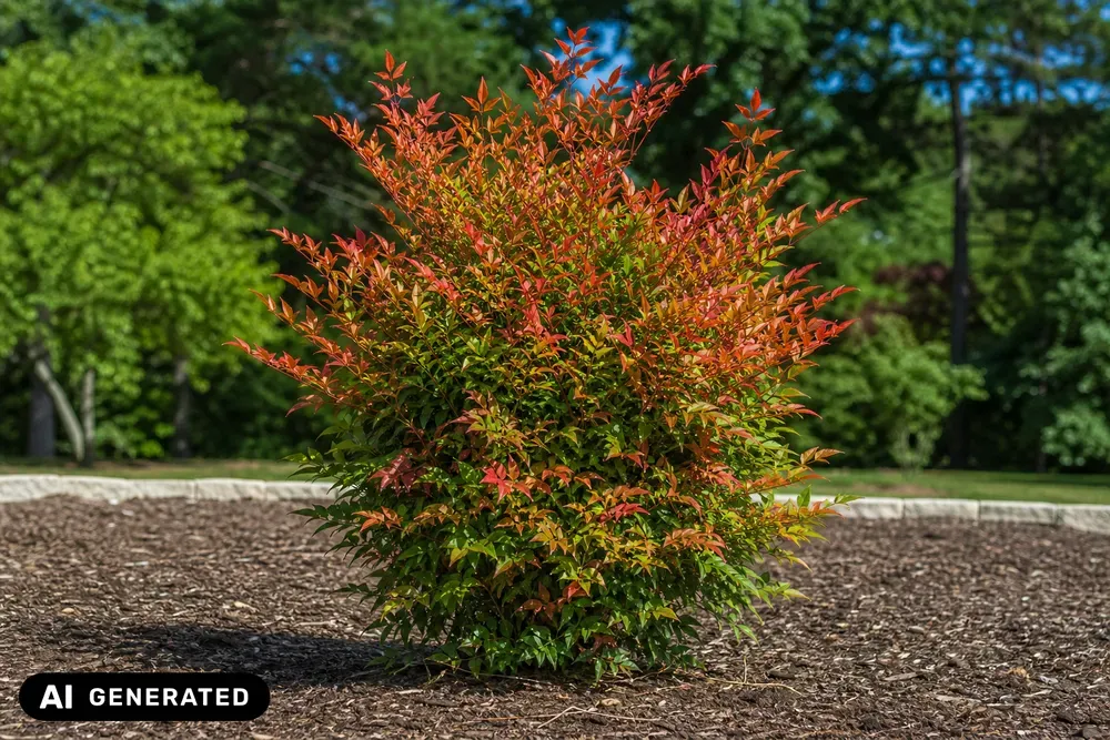 Heiliger Bambus 'Gulf Stream' – Nandina domestica 'Gulf Stream', Bild 2