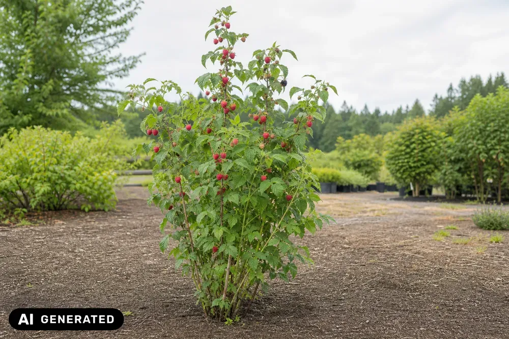 Himbeere 'Heritage' – Rubus idaeus 'Heritage', Bild 2