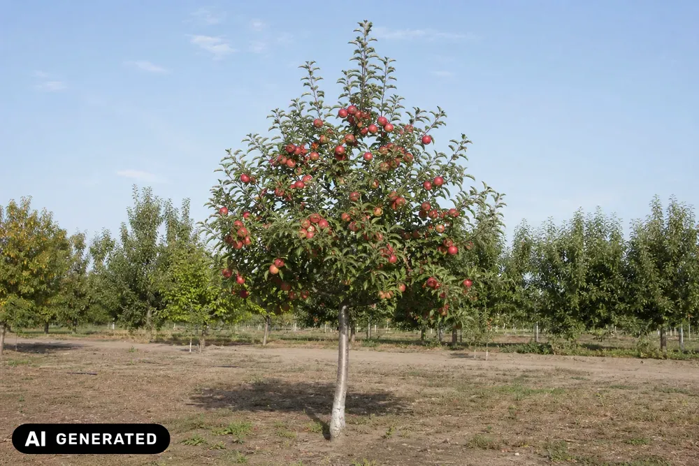 Kulturapfel 'Purpurroter Cousinot' – Malus domestica 'Purpurroter Cousinot', Bild 2