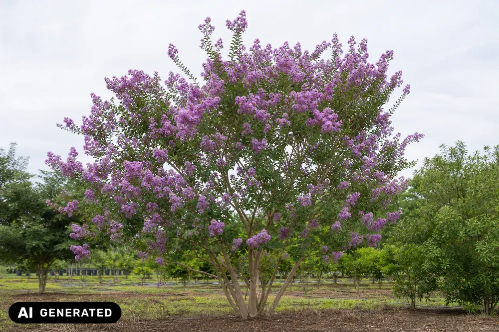 Chinesische Kräuselmyrte 'Muskogee' – Lagerstroemia indica 'Muskogee'