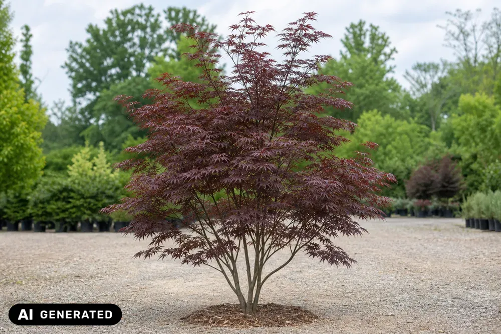 Roter Fächerahorn 'Atropurpureum' – Acer palmatum 'Atropurpureum', Bild 4