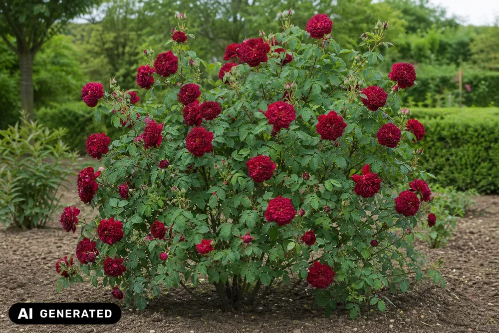 Strauchrose 'Ulmer Münster' – Rosa 'Ulmer Münster', Bild 2