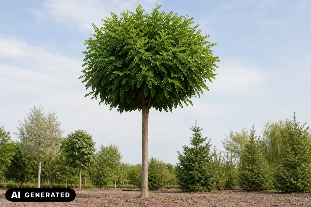 Kugelakazie 'Umbraculifera' – Robinia pseudoacacia 'Umbraculifera'