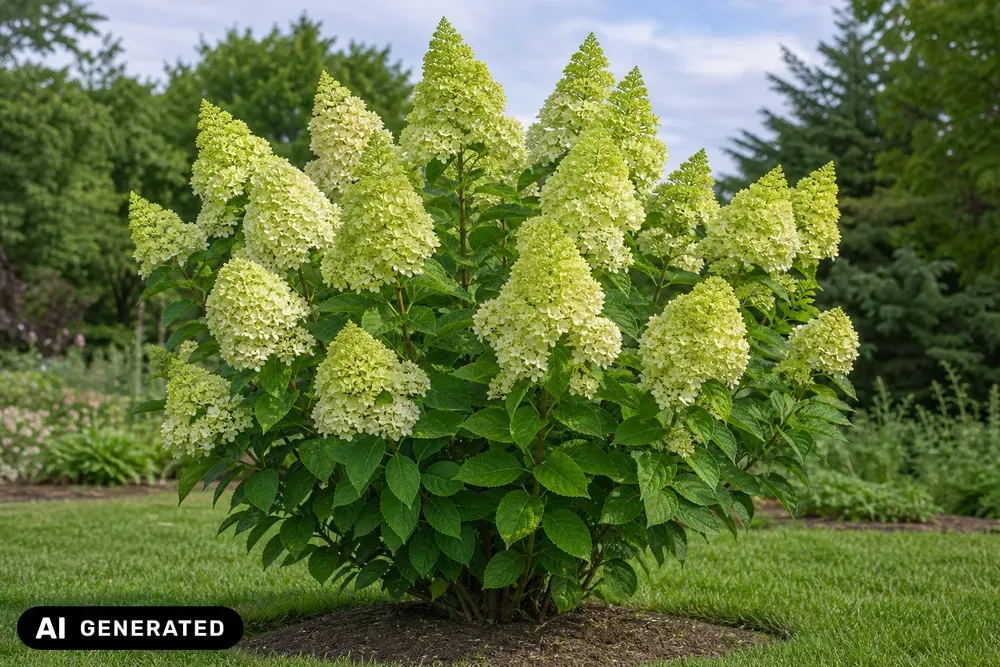 Rispenhortensie 'Limelight' – Hydrangea paniculata 'Limelight', Bild 4