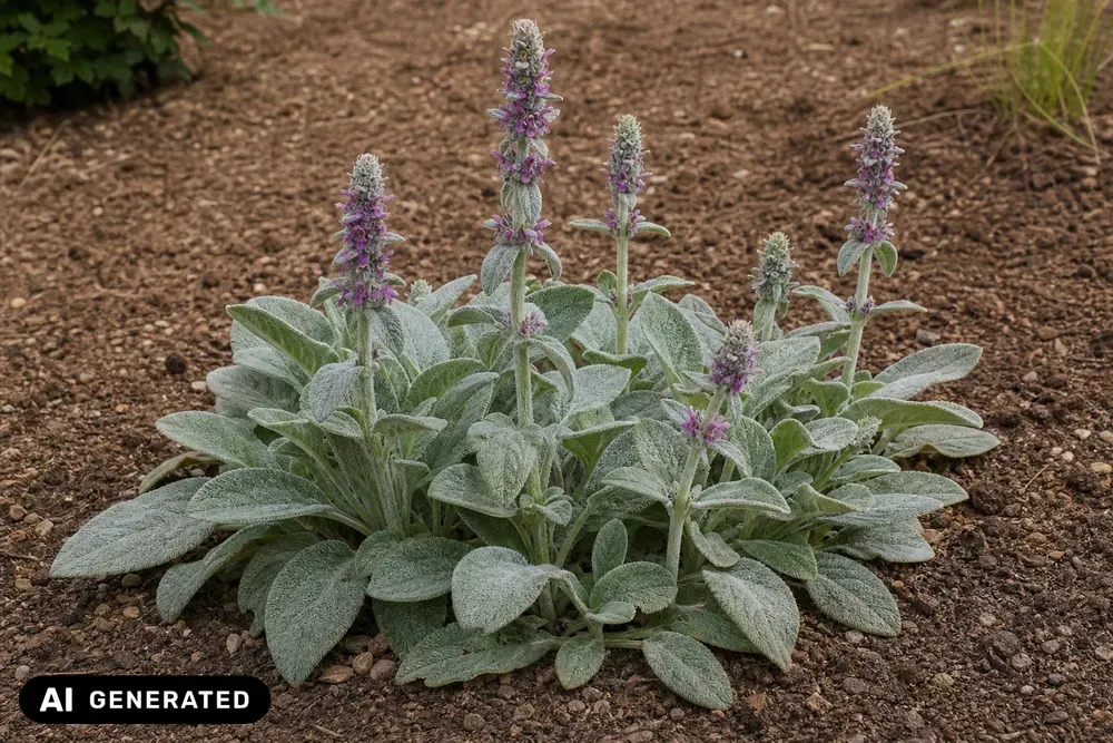 Woll-Ziest – Stachys byzantina, Bild 2