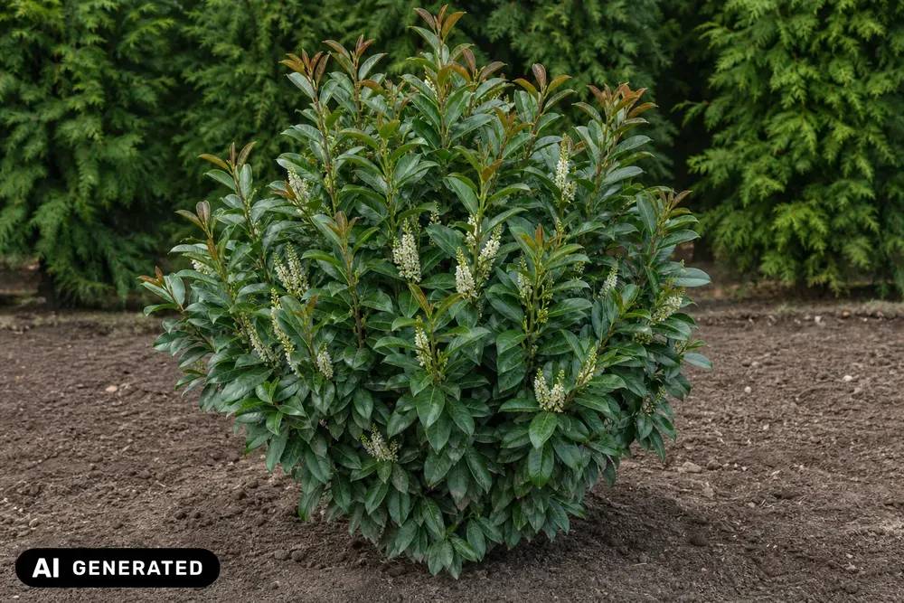 Kirschlorbeer 'Etna' – Prunus laurocerasus 'Etna', Bild 2