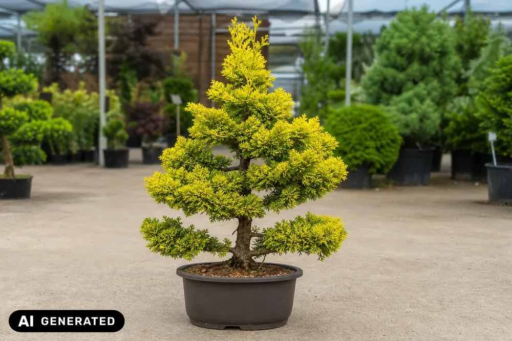 Gelbe Scheinzypresse 'Ivonne' – Chamaecyparis lawsoniana 'Ivonne', Bild 3