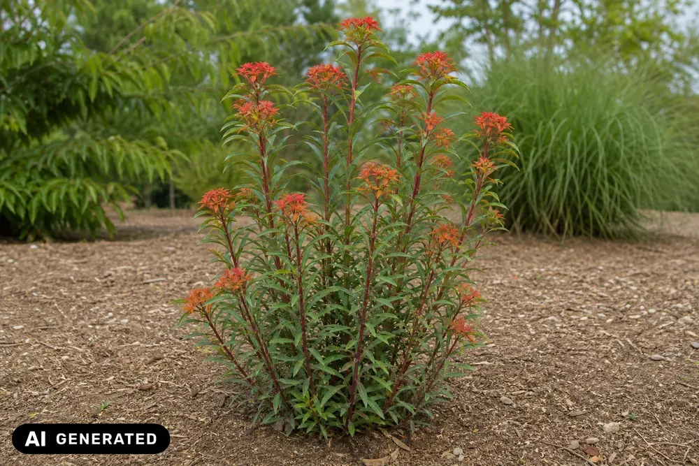 Griffiths Wolfsmilch 'Fireglow' – Euphorbia griffithii 'Fireglow', Bild 2