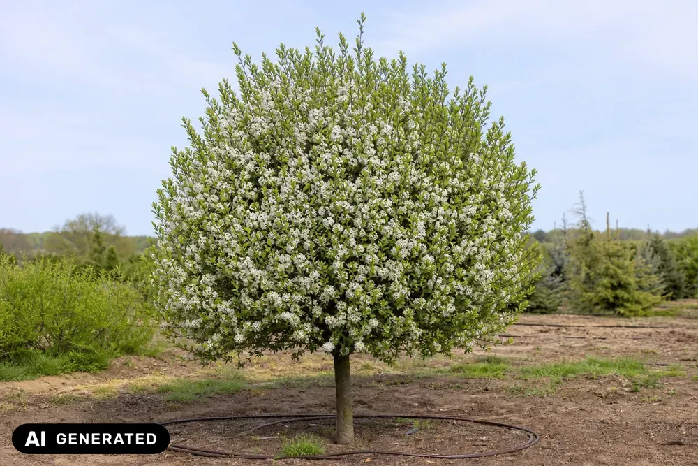 Kugel-Steppenkirsche 'Globosa' – Prunus fruticosa 'Globosa', Bild 2