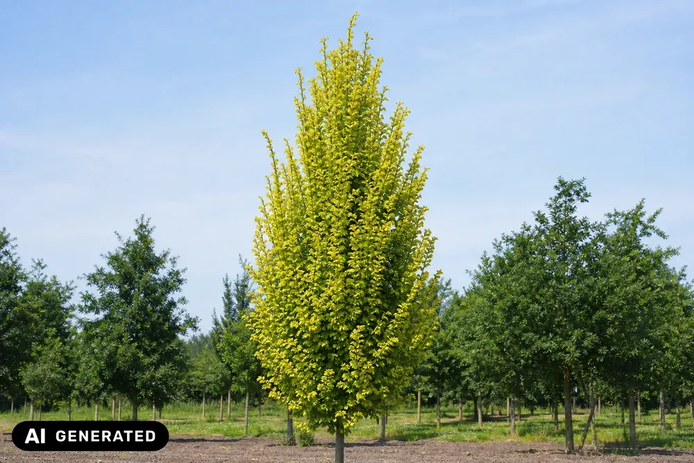 Goldulme 'Wredei' – Ulmus carpinifolia 'Wredei', Bild 3