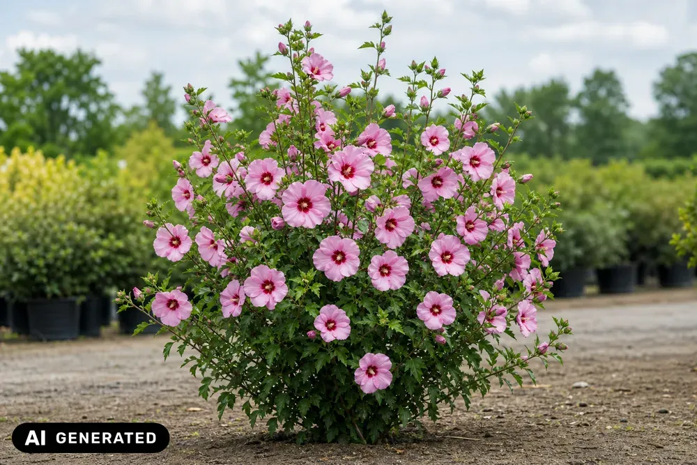 Garteneibisch 'Pink Giant' – Hibiscus syriacus 'Pink Giant'