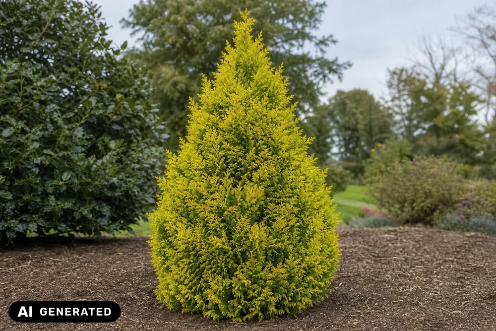 Gelbe Scheinzypresse 'Ivonne' – Chamaecyparis lawsoniana 'Ivonne', Bild 5