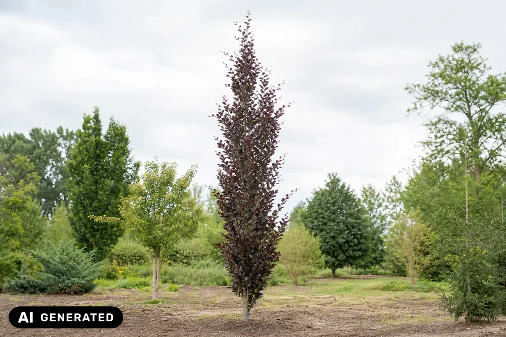 Säulen-Blutbuche 'Rohan Obelisk' – Fagus sylvatica 'Rohan Obelisk', Bild 3