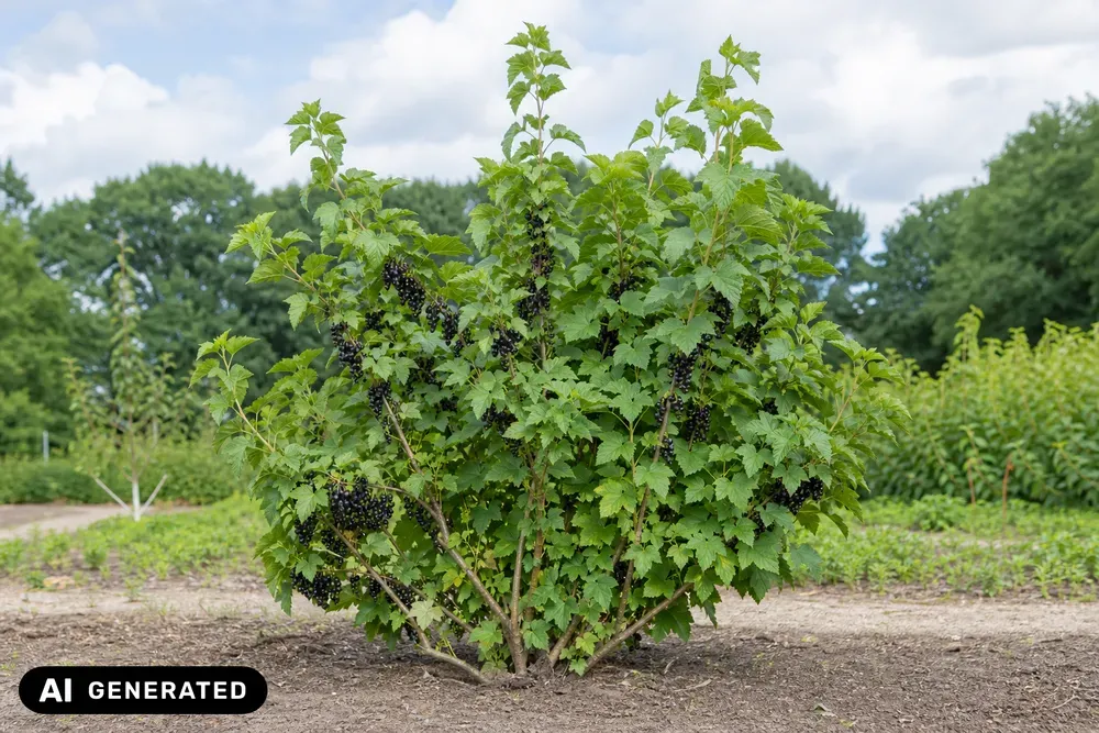 Schwarze Johannisbeere 'Silvergieters Schwarze' – Ribes nigrum 'Silvergieters Schwarze', Bild 2
