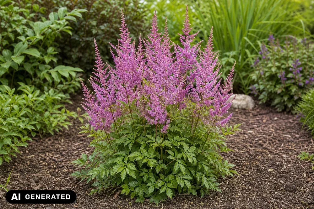 Japanische Prachtspiere 'Mainz' – Astilbe japonica 'Mainz', Bild 2