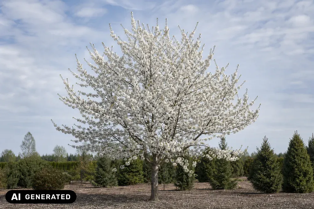 Gefülltblühende Vogelkirsche 'Plena' – Prunus avium 'Plena', Bild 2
