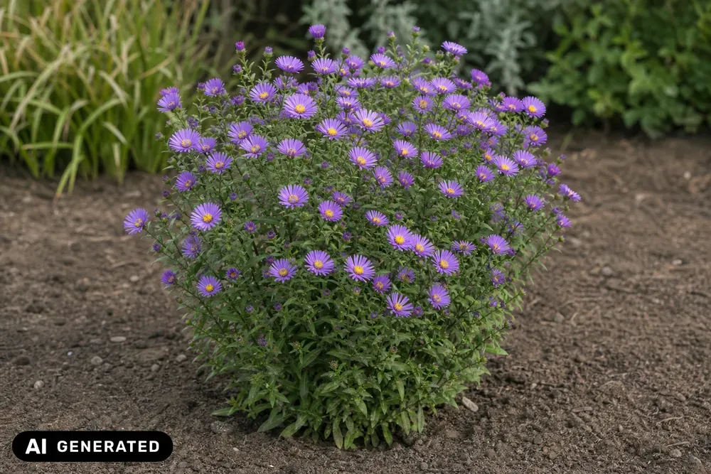 Berg-Aster 'Veilchenkönigin' – Aster amellus 'Veilchenkönigin', Bild 2
