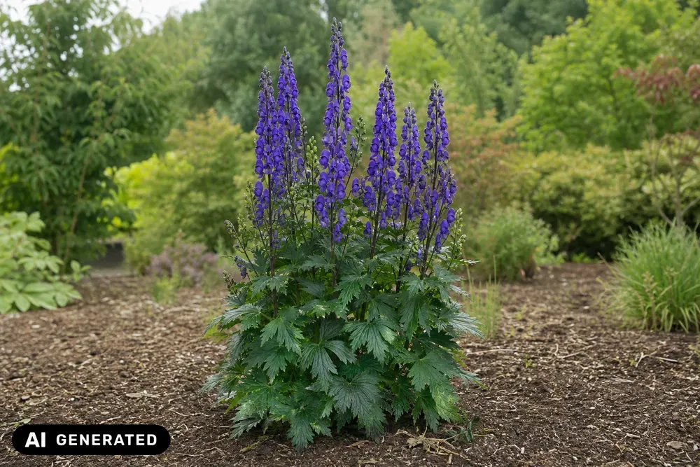 Herbst-Eisenhut 'Arendsii' – Aconitum carmichaelii 'Arendsii', Bild 2