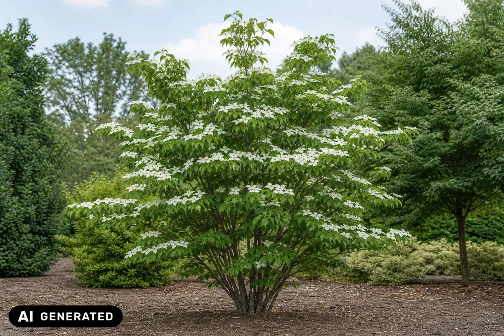 Japanischer Blumen-Hartriegel 'Teutonia' – Cornus kousa chinensis 'Teutonia'