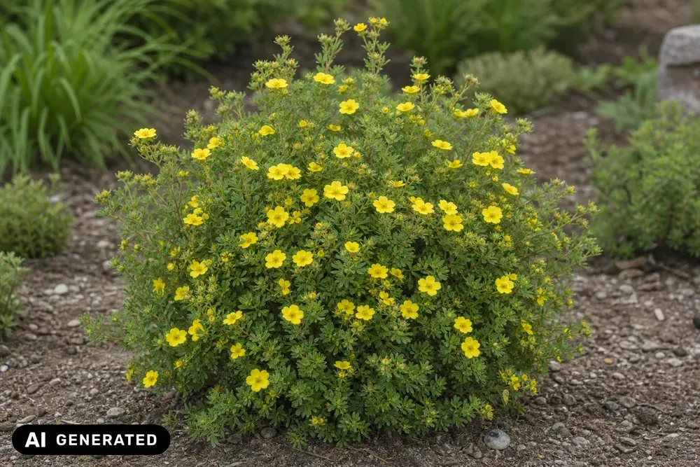 Fingerstrauch 'Kobold' – Potentilla fruticosa 'Kobold', Bild 2