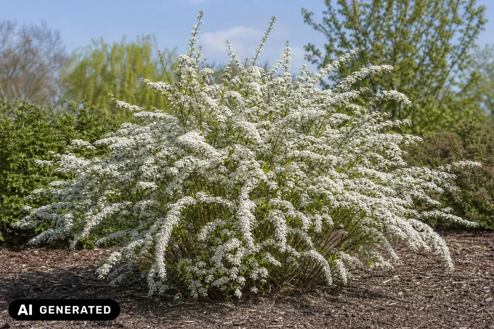 Weiße Rispenspiere 'Grefsheim' – Spiraea cinerea 'Grefsheim'