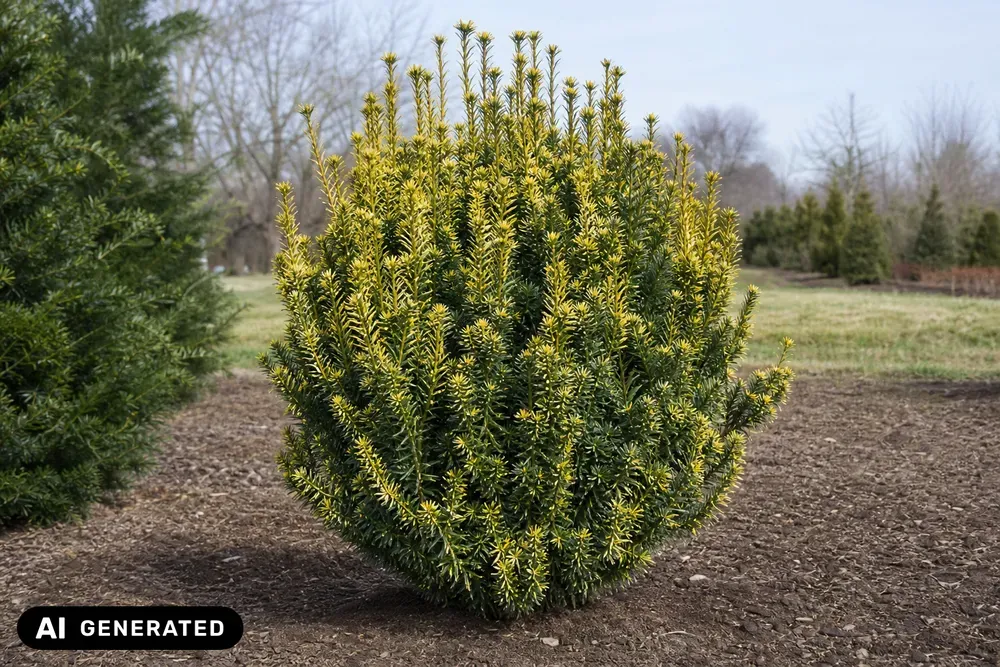 Gelbbunte Eibe 'Aureovariegata' – Taxus baccata 'Aureovariegata'