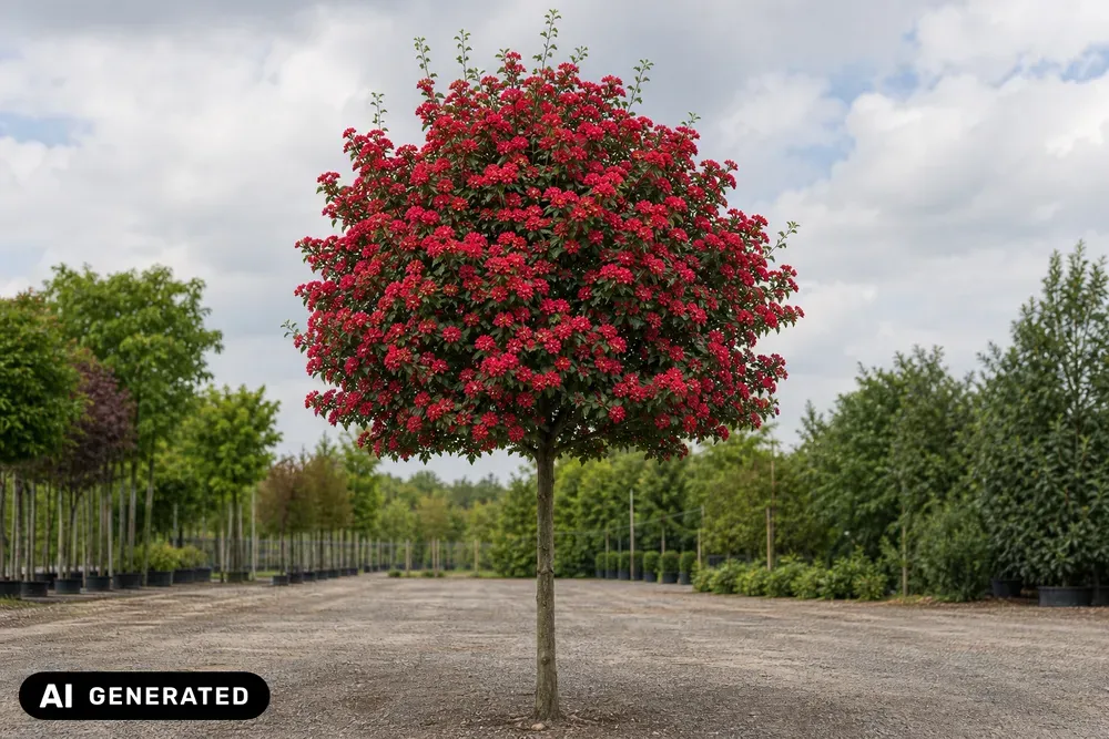 Echter Rotdorn 'Paul's Scarlet' – Crataegus laevigata 'Paul's Scarlet', Bild 2