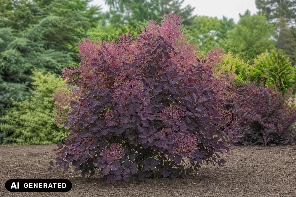 Perückenstrauch 'Lilla' – Cotinus coggygria 'Lilla', Bild 4