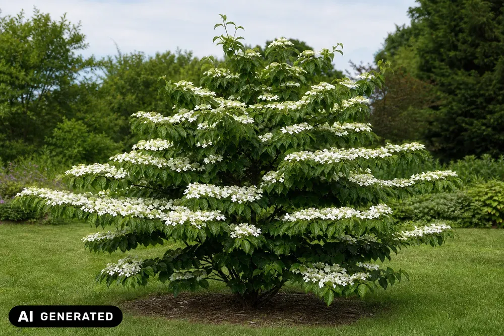 Japanischer Etagen-Schneeball 'Mariesii' – Viburnum plicatum 'Mariesii', Bild 2