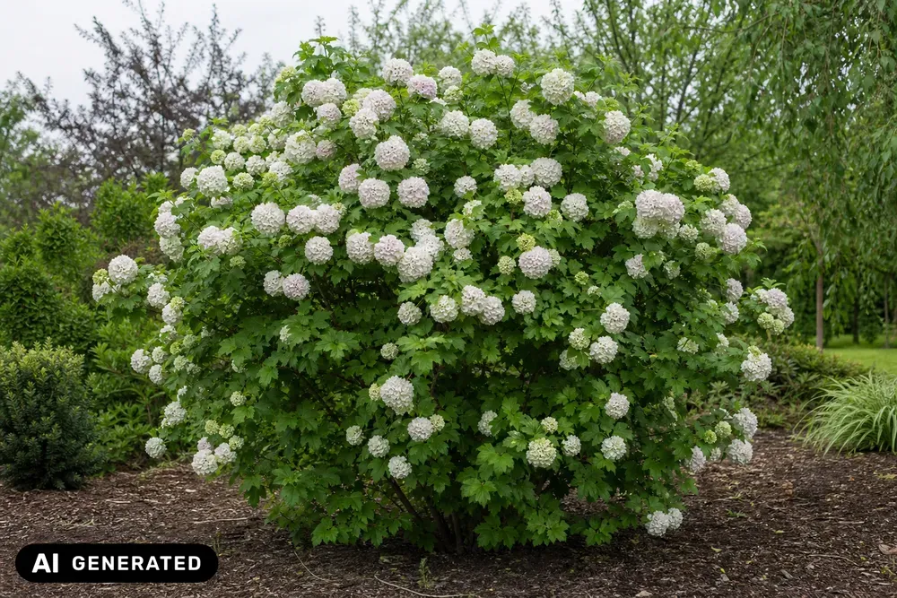 Gefüllter Schneeball – Viburnum opulus `Roseum´, Bild 5