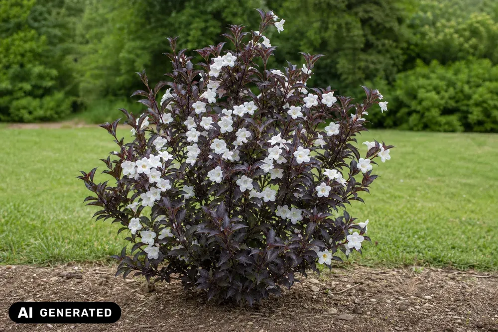 Weigelie 'Ebony and Ivory' – Weigela florida 'Ebony and Ivory'