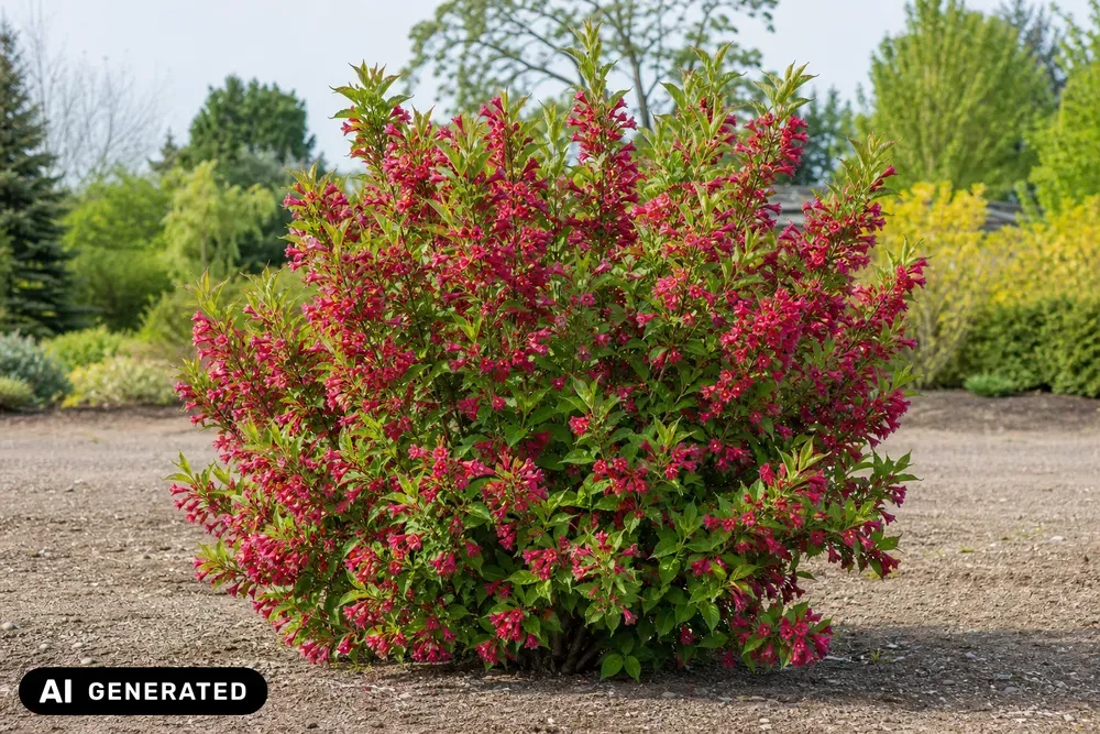 Weigelie 'Bristol Ruby' – Weigela 'Bristol Ruby', Bild 4