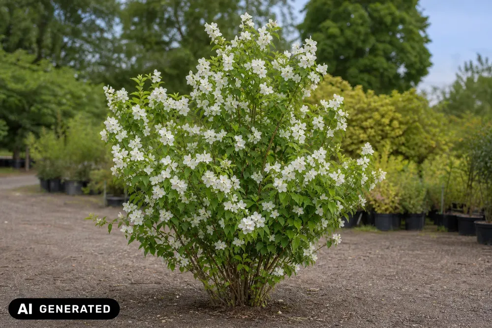 Europäischer Pfeifenstrauch – Philadelphus coronarius, Bild 5