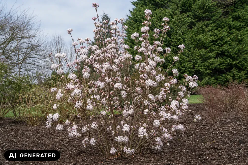 Duft-Schneeball – Viburnum farreri, Bild 3