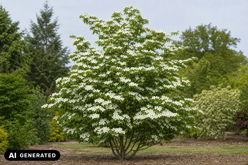 Chinesischer Blumen-Hartriegel 'Teutonia' – Cornus kousa var. chinensis 'Teutonia'