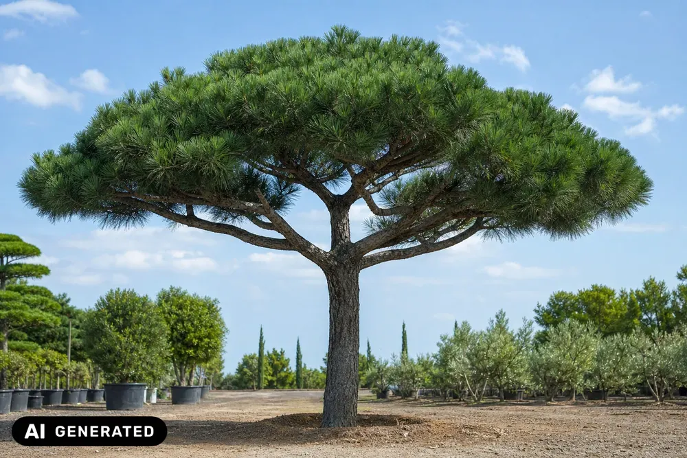 Österreichische Schwarzkiefer in Pinienform – Pinus nigra subsp. nigra
