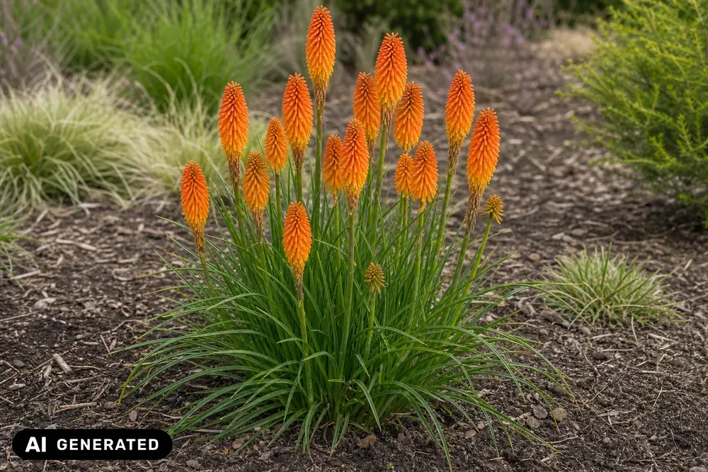 Fackellilie 'Poco Orange' – Kniphofia 'Poco Orange'