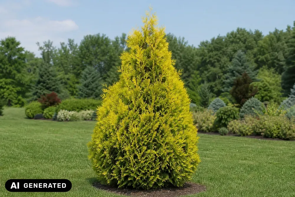 Goldgelber Lebensbaum 'Sunkist' – Thuja occidentalis 'Sunkist'