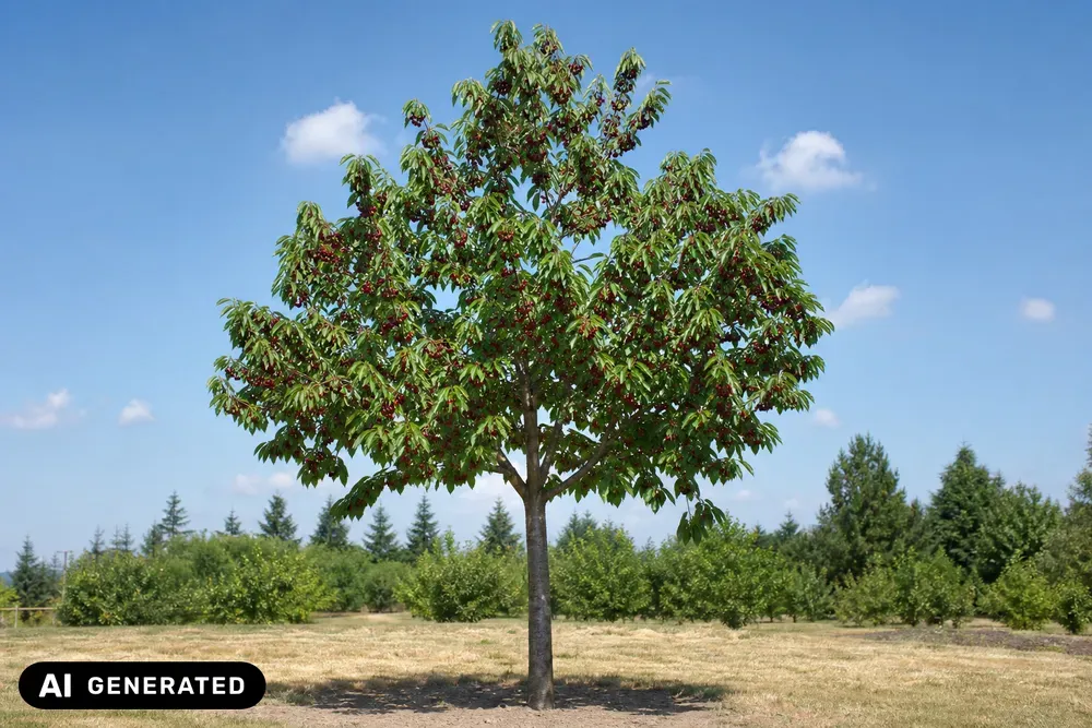 Süßkirsche 'Sunburst' – Prunus avium 'Sunburst', Bild 2