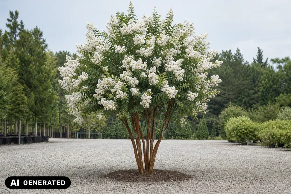 Indische Kreppmyrte 'Natchez' – Lagerstroemia indica 'Natchez'