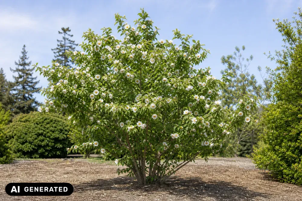 Schnabel-Scheinkamelie – Stewartia rostrata