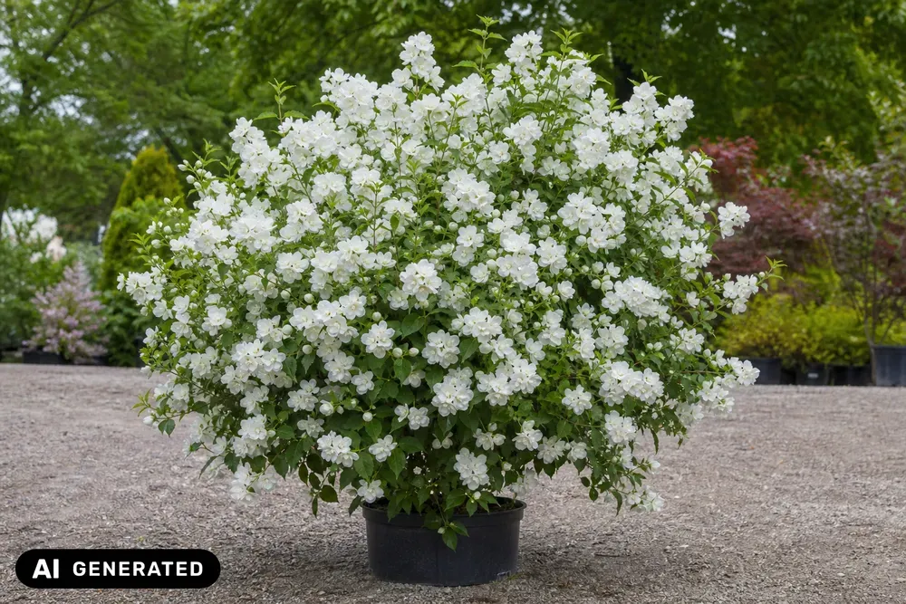 Pfeifenstrauch 'Dame Blanche' – Philadelphus 'Dame Blanche'