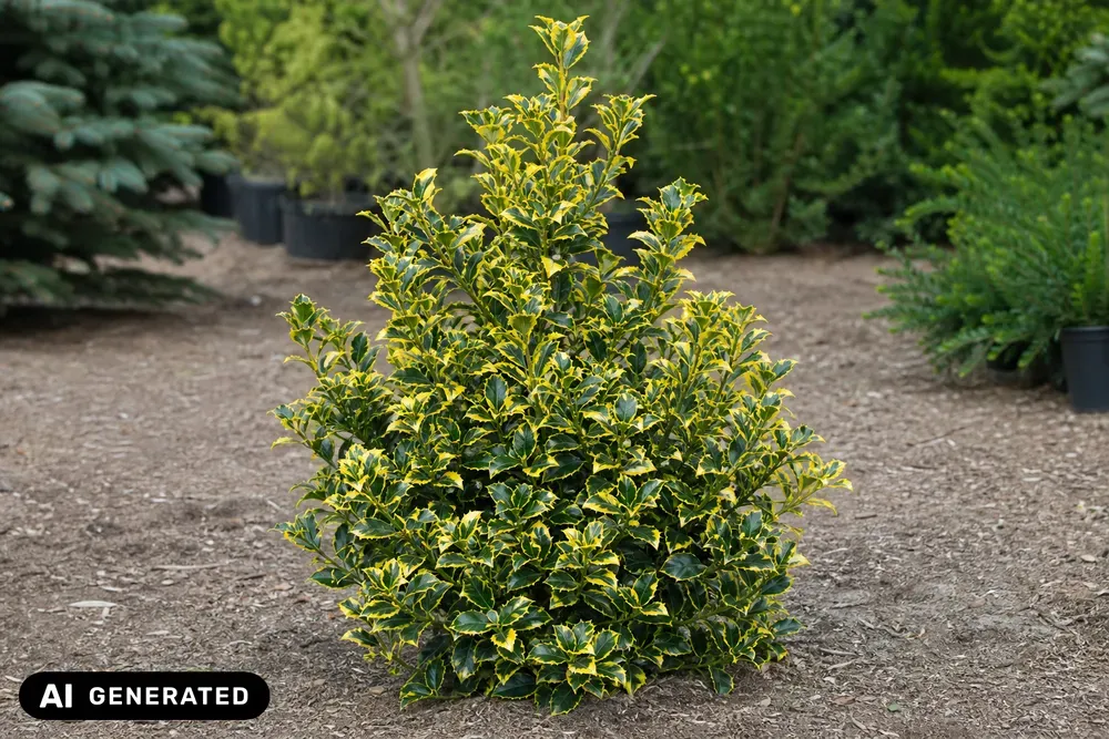 Hohe Stechpalme 'Golden King' – Ilex × altaclerensis 'Golden King'