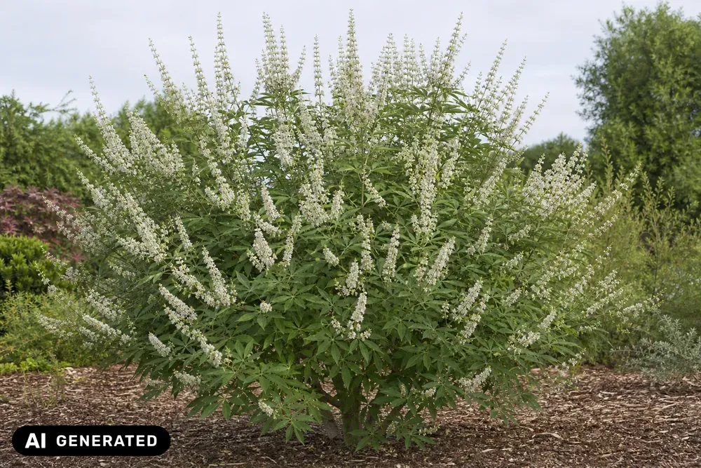 Weißblühender breitblättriger Mönchspfeffer – Vitex agnus-castus latifolia alba