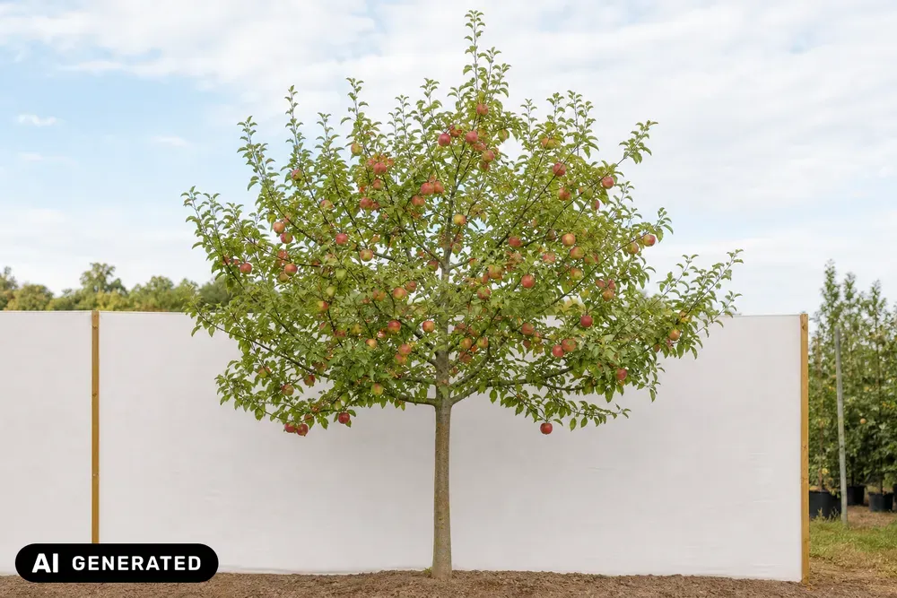 Apfel 'Roter James Grieve' – Malus domestica 'Roter James Grieve', Bild 2