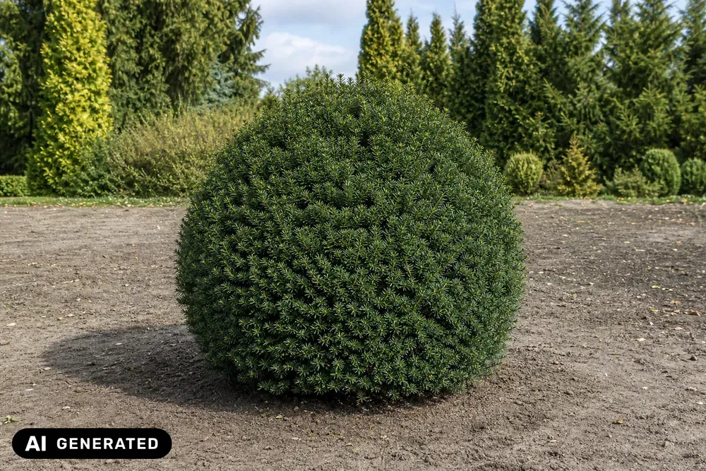 Kugeleibe 'Grüne Kugel' – Taxus baccata 'Grüne Kugel'
