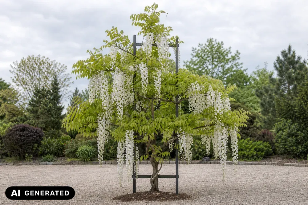 Weißer Chinesischer Blauregen 'Alba' – Wisteria sinensis 'Alba'