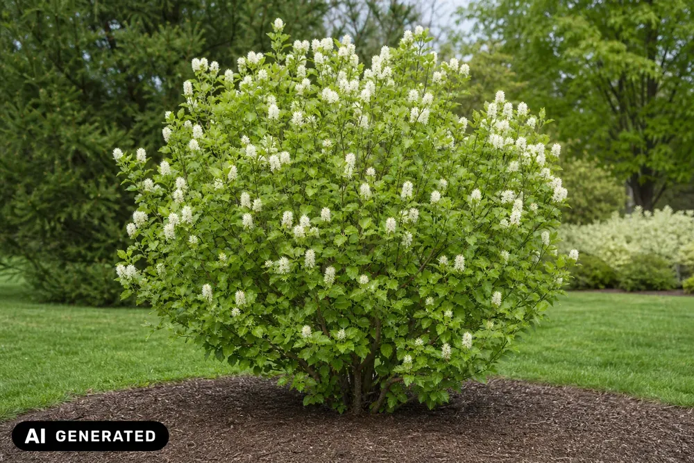 Großer Federbuschstrauch – Fothergilla major