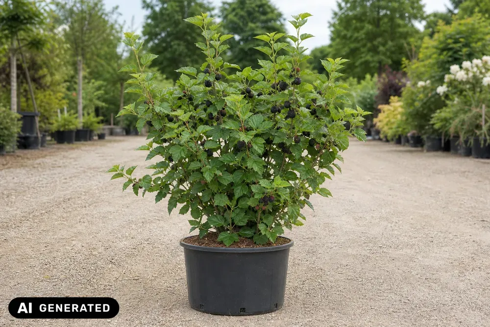 Maulbeere 'Mojo Berry' – Morus rotundiloba 'Mojo Berry', Bild 2